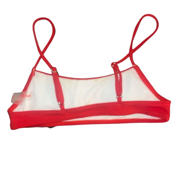 ROMWE Red High Leg Thong Bikini - Picture 2 of 4